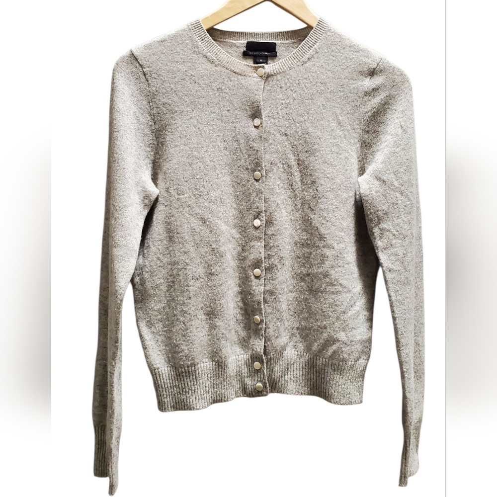 Women's Gray Cardigan Sweater
